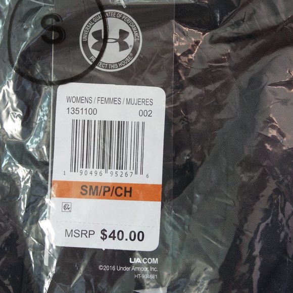 Under Armour Women's Tech Capris 3/4 Pants Small Black Athletic Gym New MSRP$40 - Picture 3 of 10